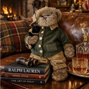 Bearington Collection # 1376 13" Black & Jack with‎ Small Black Bear